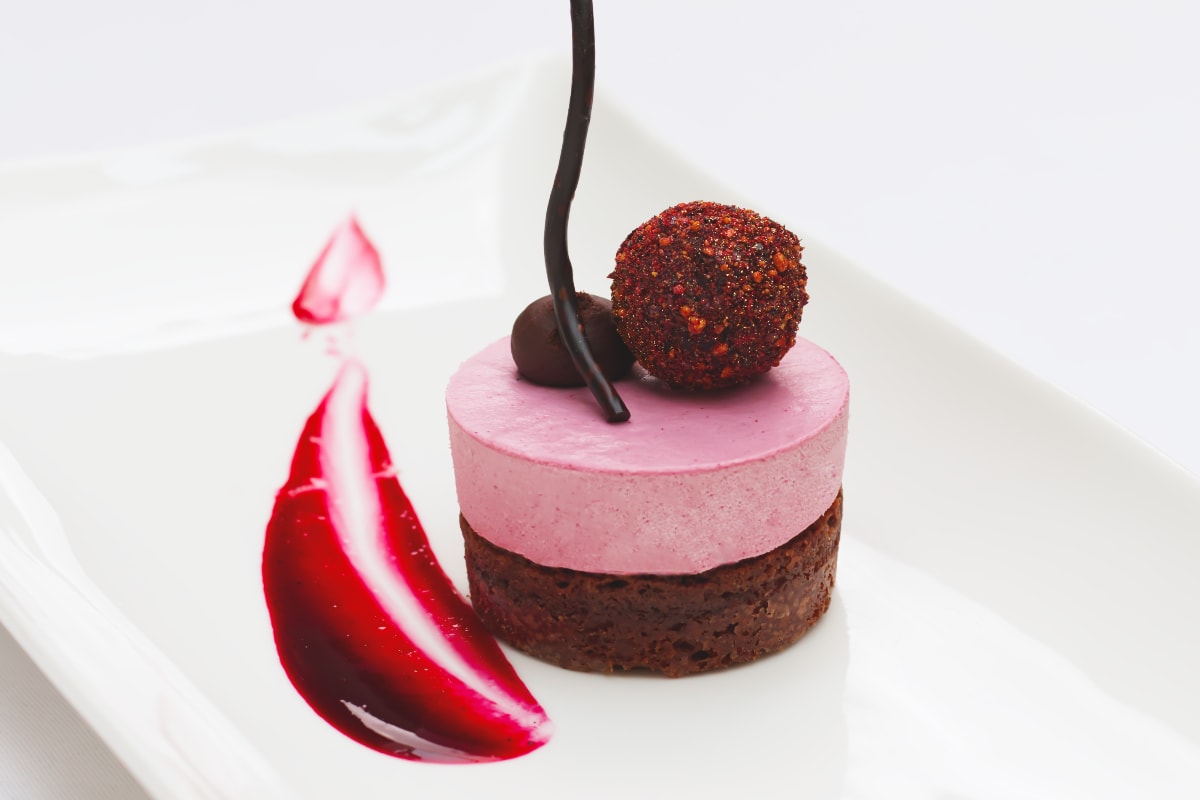 Mørk chokoladebrownie